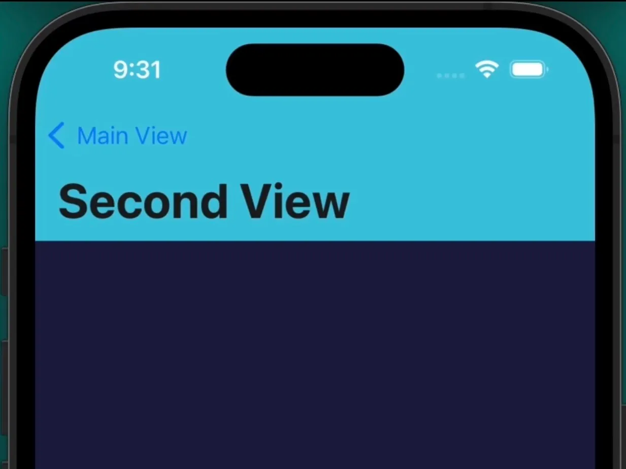 Image of iOS Nav Bar