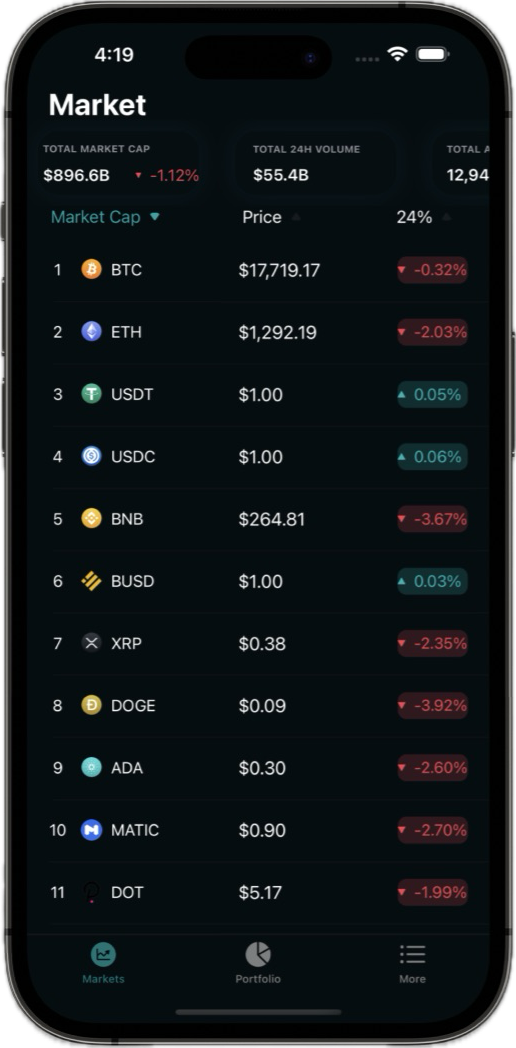 CoinFolio screenshot 4